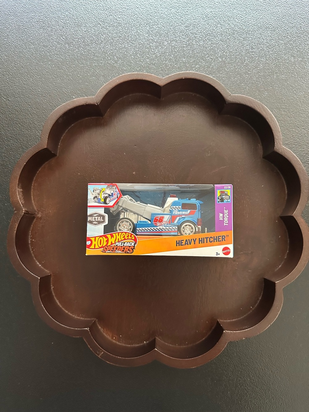 Hot Wheels Pull-Back Speeders ~ Heavy Hitcher Truck